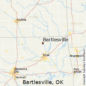 Bartlesville,Oklahoma Map