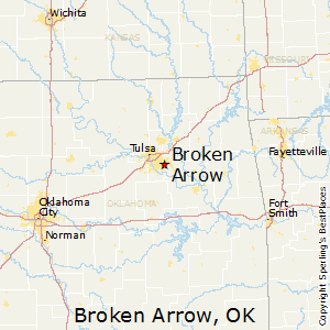Broken_Arrow,Oklahoma Map