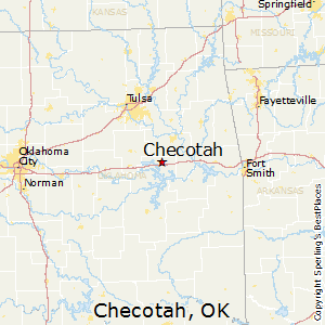 Checotah,Oklahoma Map