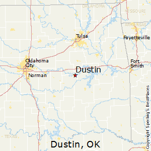 Dustin,Oklahoma Map