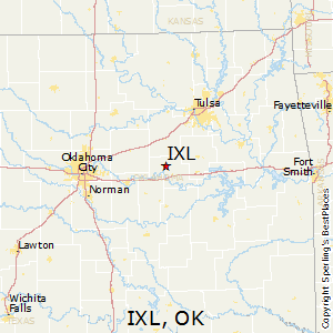 IXL,Oklahoma Map