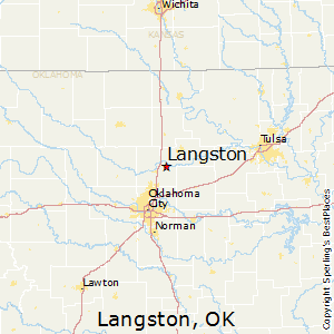 Langston,Oklahoma Map