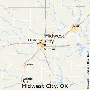 Midwest_City,Oklahoma Map