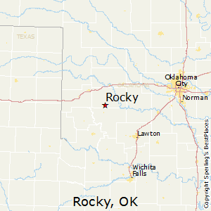 Rocky,Oklahoma Map
