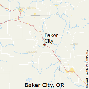 Baker_City,Oregon Map