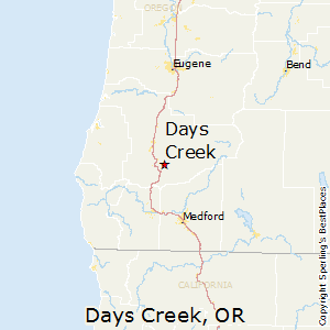 Days Creek Oregon Map Best Places To Live In Days Creek, Oregon