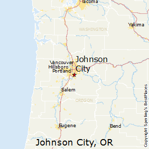 Johnson_City,Oregon Map