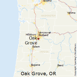 Oak_Grove,Oregon Map