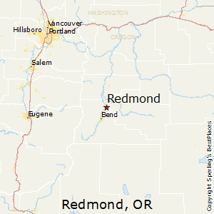 Redmond,Oregon Map