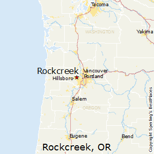 Rockcreek,Oregon Map