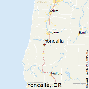 yoncalla oregon gardiner map bestplaces city