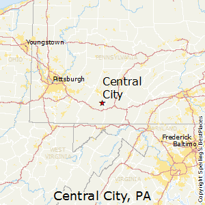 Central_City,Pennsylvania Map