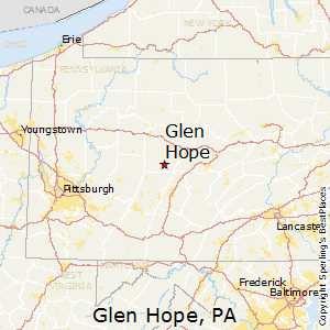 Glen_Hope,Pennsylvania Map