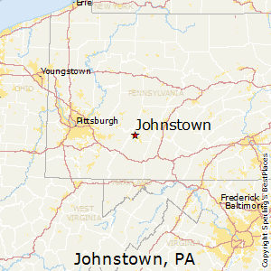 Johnstown,Pennsylvania Map
