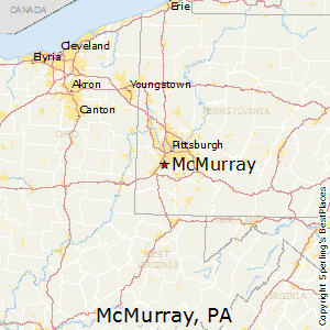 McMurray,Pennsylvania Map