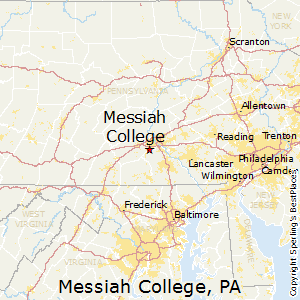 Messiah Campus Map