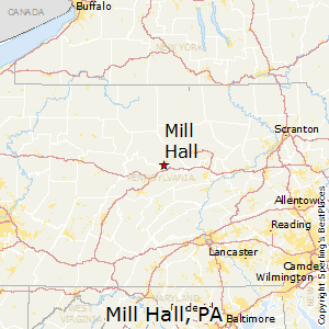 Mill_Hall,Pennsylvania Map