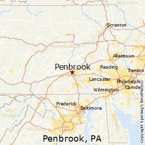 Penbrook,Pennsylvania Map