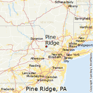 Pine_Ridge,Pennsylvania Map