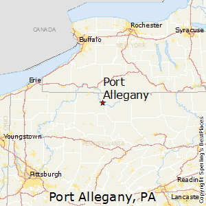 Port_Allegany,Pennsylvania Map