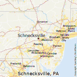 schnecksville pa directions