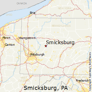 Smicksburg,Pennsylvania Map