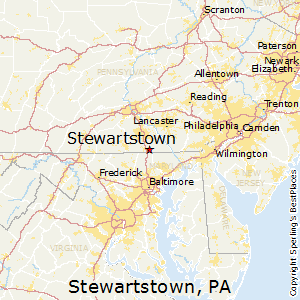 Stewartstown,Pennsylvania Map