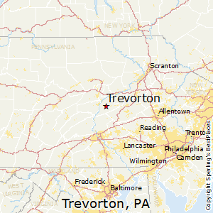 Trevorton,Pennsylvania Map