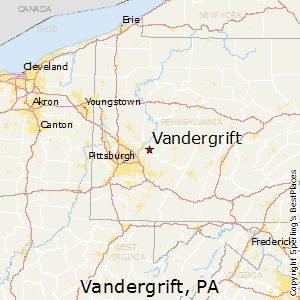 Vandergrift,Pennsylvania Map
