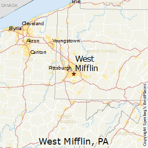 West_Mifflin,Pennsylvania Map