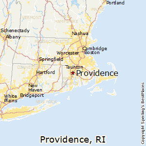 Providence,Rhode Island Map