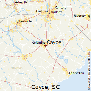 Cayce,South Carolina Map