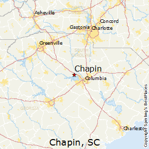 Chapin,South Carolina Map