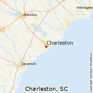 Charleston,South Carolina Map