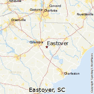 Eastover,South Carolina Map