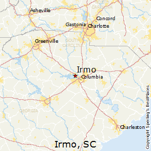 Irmo,South Carolina Map