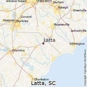 Latta South Carolina Map - Carmon Allianora