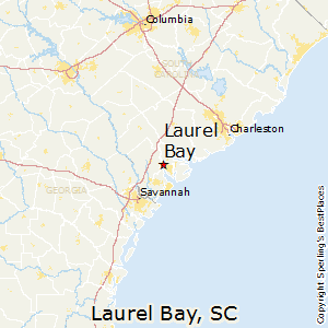 Laurel_Bay,South Carolina Map