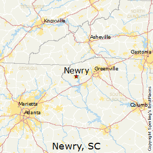 Newry,South Carolina Map
