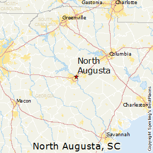 North_Augusta,South Carolina Map