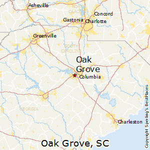Oak_Grove,South Carolina Map