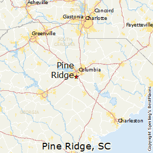 Pine_Ridge,South Carolina Map