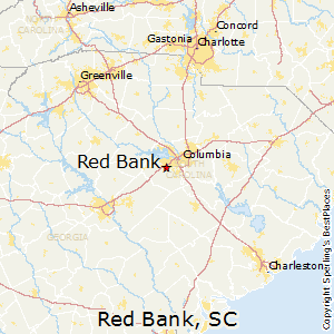 Red_Bank,South Carolina Map
