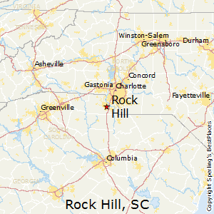 Rock_Hill,South Carolina Map