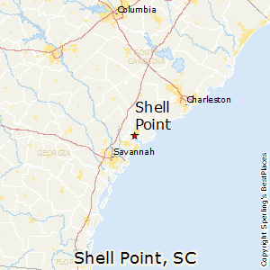 Shell_Point,South Carolina Map