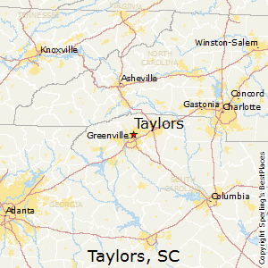 Taylors,South Carolina Map
