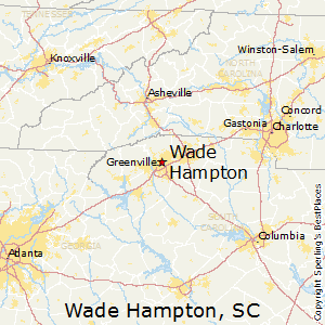 Wade_Hampton,South Carolina Map