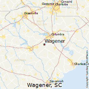 Wagener,South Carolina Map