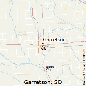 Garretson,South Dakota Map