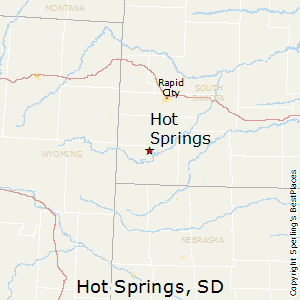 Hot_Springs,South Dakota Map